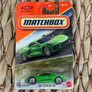 Green 2020 Chevrolet Corvette C8 Chevy Sports Car Matchbox  New 2025